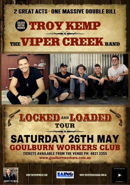 Troy Kemp + The Viper Creek Band LIVE at Goulburn Workers
