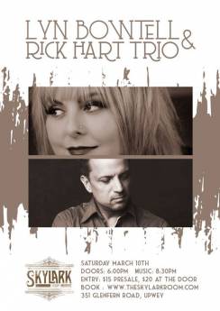 Lyn Bowtell and Rick Hart Trio - Skylark Room